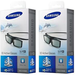 Branded New 2 x SSG-5150GB for D,E, ES, F Series TV Active 3D Glasses