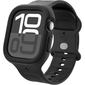 Spigen Vault Pro Designed for Apple Watch Series 10 46mm Case with Band Protective TPU Cover with Strap (2024) - Matte Black