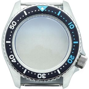 42.5mm Watch Case Sapphire Glass blue chapter Ring 3.8 o'clock For Seiko NH35 NH36 NH34NH38 4R36 Movement 28.5mmDial Watch case