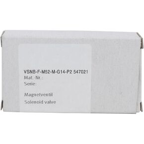 1pcs VSNB-F-M52-M-G14-P2 547021 New and Sealed in Box VSNBFM52MG14P2 547021 1 Year Warranty