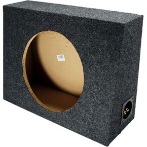 American Sound Connection Single 12" Subwoofer Regular Standard Cab Truck Sub Box Enclosure 5/8" MDF