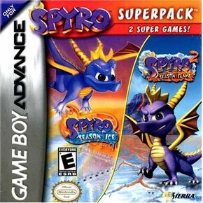 Spyro SuperPack: Spyro Season of Ice & Spyro 2 Season of Flame (Game Boy Advance) (Renewed)