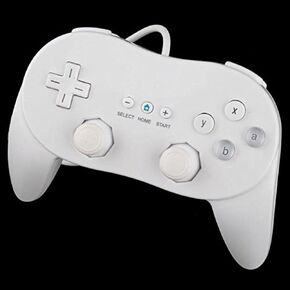 New Classic Pro Controller Joypad for Nintendo Wii Remote Game White