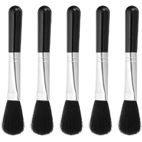 PATIKIL Camera Dusting Brush, Multifunction Cleaning Brush Keyboard Lens Pen Screen Lens Cleaner for Vinyl Records, LP Scan, SLR & Computer Screens,5 Pcs Black