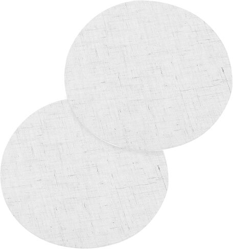 2pcs Round Fabric Lamp Shade Diffuser Light Cover for Chandelier Ceiling Lights Soft Light Filtering Eye Protection Easy Installation in Saudi Arabia