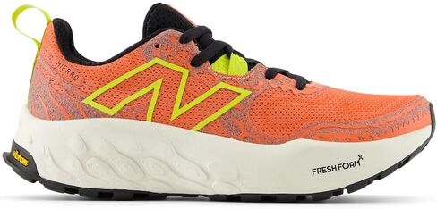 New Balance Women's Fresh Foam X Hierro V8 Trail Running Shoe, Licorice/Gulf Red/Pink Granite, 11 Wide in Saudi Arabia