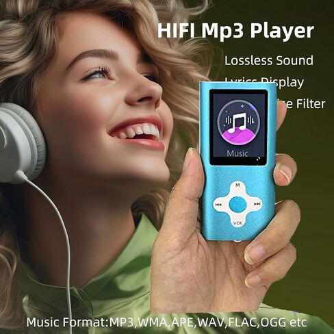 مشغل mp3 ، مشغل موسيقى مع مشغل موسيقى رقمي محمول بسعة 16 جيجابايت/سجل/صوت/صوتي/قارئ/كتاب إلكتروني/عارض صور/1.8 شاشة LCD in Kuwait