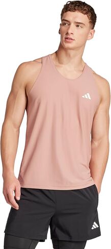 تيشيرت أديداس Own The Run بدون أكمام للرجال، أبيض، 3X-Large in Saudi Arabia