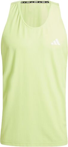 تيشيرت أديداس Own The Run بدون أكمام للرجال، أبيض، 3X-Large in Saudi Arabia