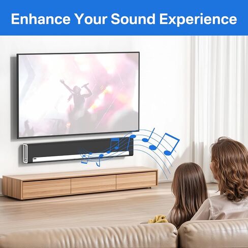 notiela Heavy-Duty Soundbar Wall Mount for Sonos Playbar Wall Mount Bracket for Space Saving - Durable Metal Mounting Bracket for Sonos Playbar Mount Under or Above TV Easy to Install in Saudi Arabia