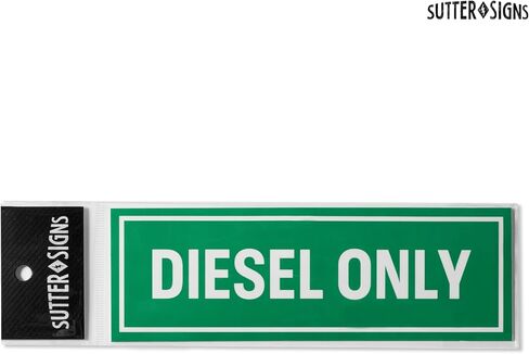 3pc Diesel Only Stickers for Fuel Tank | Weatherproof Adhesive Decals for Trucks, Tractors, Fuel Cans, Gas Caps in Kuwait