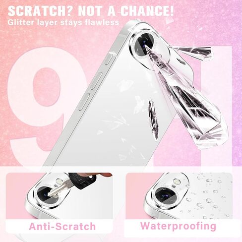 3 Pack for iphone 16e Camera Lens Protector,Bling Tempered Glass 9 Hardness,Anti-Scratch High Definition Camera Screen Protector for iphone 16e (Silver) in Saudi Arabia