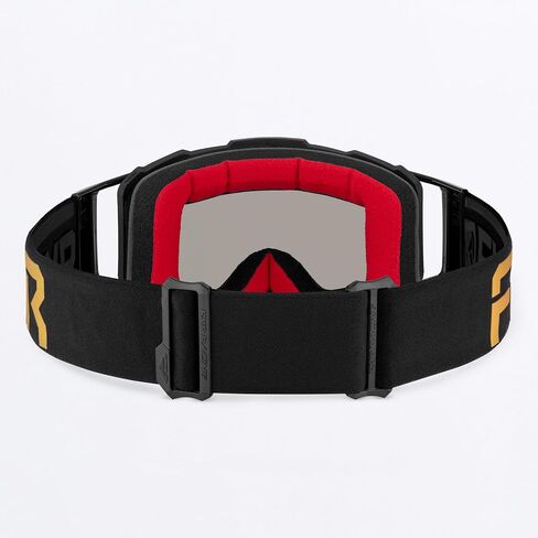 FXR Pilot LE Snow Goggle Low-Profile Dual-Layer Anti Fog Scratch Lens Gold - Bronze HD/Inferno - One Size in Kuwait