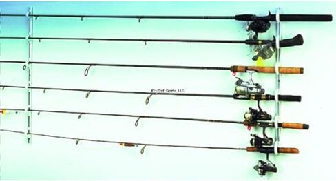 نظام تخزين قضيب الصيد من DU-BRO ، 4 أقدام، فضي/أبيض in Kuwait