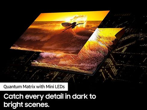 Samsung QN85QN85DBFXZA 85 بوصة NEO QLED 4K SMART TV مع Dolby Atmos مع جهاز تلفزيون TV ثابتة-43-90 من أجهزة التلفزيون المتوافقة مع 43-90 بوصة و Walts HDTV Screener Kit (2024) in Saudi Arabia