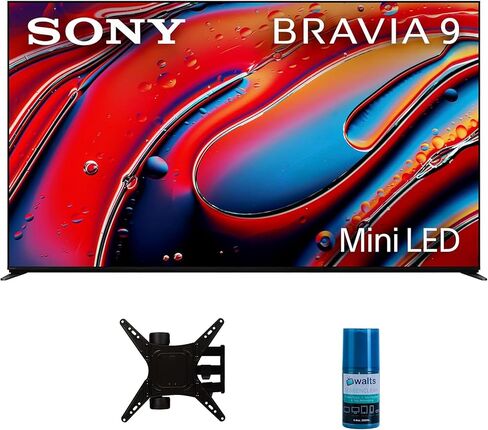 Sony K65xr90 65 بوصة XR90 سلسلة Bravia Mini LED HDR QLED 4K Google TV مع جهاز تلفزيون Walts Fixed-Mount-Mount-43-90 TV لـ 43 "-90" متوافق مع أجهزة تلفزيون و Walts HDTV Cleaner Cleaner (2024) in Saudi Arabia