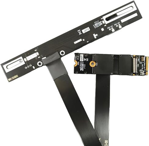 JMT PCIE 5.0 x16 إلى M.2 NGFF KEY M Card Card Cable 128G / BPS GEN5 FCC Cable المتوافق مع بطاقة الرسومات M.2 NVME (F43SP / 50cm) in Kuwait