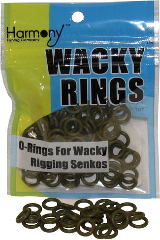 (100pk) – O-Rings for Wacky Rigging Senkos/Worms/Soft Stickbaits – Bait Saver Orings for Senko Worm – Save Your Baits from Tearing While Wacky Neko Rigging in Saudi Arabia