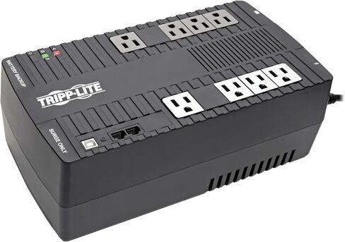 Eaton Tripp Lite AVR550U 550VA UPS 300W Battery Backup Surge Protector AVR | 8 Outlets, Replaceable Battery, 5ft Cord, 316 Joules, 3-Year Warranty in Kuwait