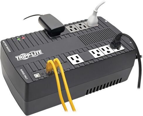 Eaton Tripp Lite AVR550U 550VA UPS 300W Battery Backup Surge Protector AVR | 8 Outlets, Replaceable Battery, 5ft Cord, 316 Joules, 3-Year Warranty in Kuwait