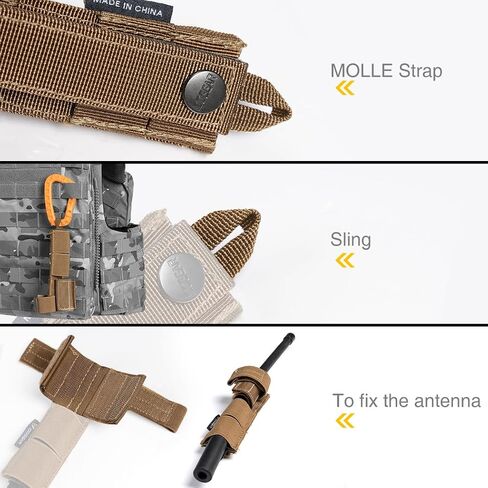 IDOGEAR Tactical Radio Pouch Molle Pouch for PRC152 PRC148 MBITR in Saudi Arabia