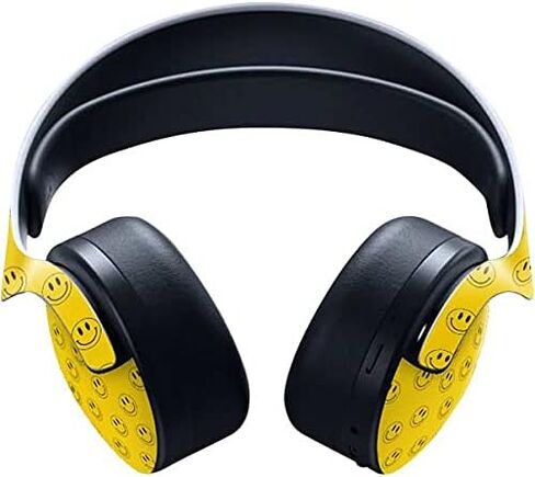 Skinit Decal Gaming Skin Compatible with Pulse 3D Wireless Headset for PS5 - Happy Face Pattern Design in Kuwait