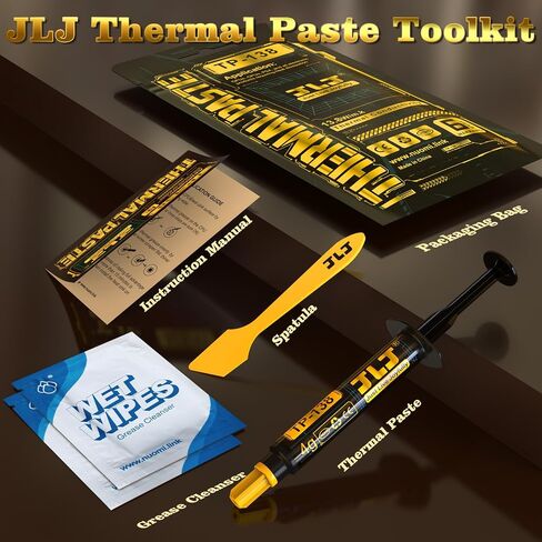 JLJ Thermal Paste CPU Compound Paste 4G Heatsink for IC/Processor/CPU/All Coolers, Carbon Based High Performance, Thermal Interface Material in Kuwait