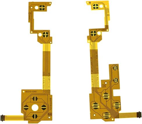Replacement L R Left Right Button Conductive Film Ribbon Flex Cable for Wii U PAD Gamepad Button Repair Parts (Left and Right Set) in Kuwait