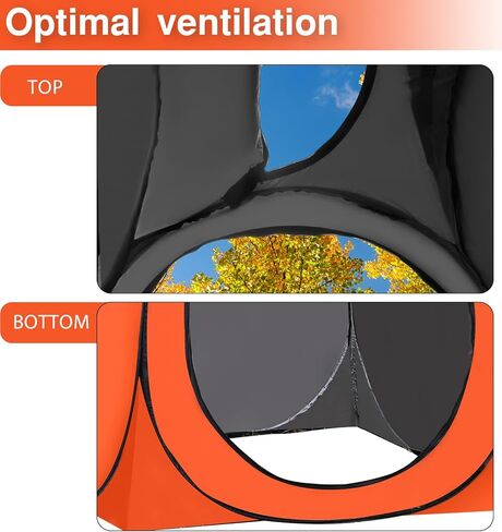 Portable Pop Up Privacy Tent, Outdoor Camping Bathroom Toilet Shower Tent Spacious Dressing Changing Room for Hiking Beach Picnic Fishing, Instant Rain Shelter with Carrying Bag- in Kuwait