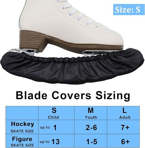ZOEKIM Ice Skate Blade Covers, Skate Guards for Hockey Skates, Figure Skates and Ice Skates, Skating Soakers Cover Blades for Kids Youth Adult, Skate Accessories for Men Women in Saudi Arabia