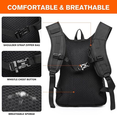 wotony Hydration Backpack with Water Bladder for Hiking Tactical Hydration Pack for Men Women Molle Water Backpack for Hiking in Saudi Arabia