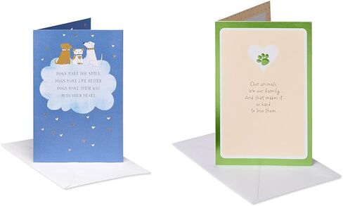 بطاقة تعاطف مع الحيوانات الأليفة من American Greetings (حيواناتنا هي عائلتنا) in Saudi Arabia