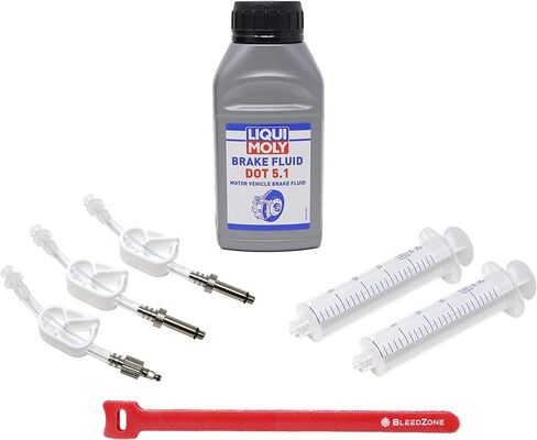 RSN Sports Pro Bleed Kit for SRAM Brakes Including Code Guide Level with DOT 5.1 Fluid in Saudi Arabia
