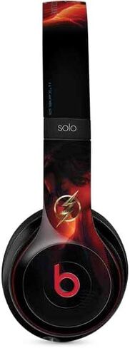 Skinit Decal Audio Skin Compatible with Beats Solo 3 Wireless - Officially Licensed DC Comics The Flash Movie: Logo Poster Design in Saudi Arabia