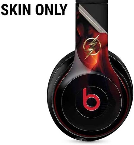 Skinit Decal Audio Skin Compatible with Beats Solo 3 Wireless - Officially Licensed DC Comics The Flash Movie: Logo Poster Design in Saudi Arabia