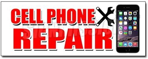 48" Cell Phone Repair Decal Sticker Apple lg HTC Samsung All Brands iPhone in Saudi Arabia
