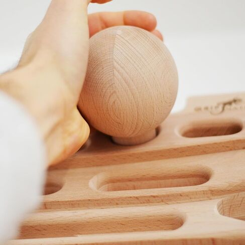 Fingerpeg 1.0 Hangboard-لوحة تدريب الأصابع للتسلق مع قضبان السحب-لوحة تسلق خشبية أنيقة مع تصميم مريح-تدعم ما يصل إلى 265 رطلاً in Saudi Arabia