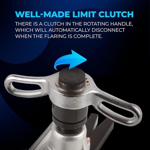 مجموعة أدوات التوهج والتأرجح الفاخرة من HIATSU مثالية لنظام التدفئة والتهوية وتكييف الهواء (HVAC) - مجموعة أدوات التوهج النحاسي مع مخروط حرق شديد التحمل من الفولاذ المطلي بالكروم ومفتاح ربط السقاطة - تتضمن حقيبة الحمل | مجموعة أدوات حرق HVAC in Kuwait