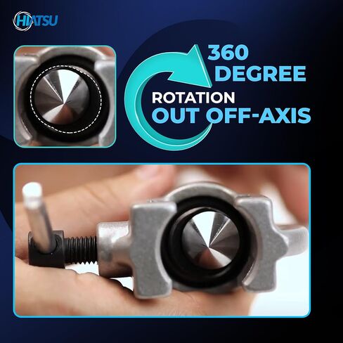 مجموعة أدوات التوهج والتأرجح الفاخرة من HIATSU مثالية لنظام التدفئة والتهوية وتكييف الهواء (HVAC) - مجموعة أدوات التوهج النحاسي مع مخروط حرق شديد التحمل من الفولاذ المطلي بالكروم ومفتاح ربط السقاطة - تتضمن حقيبة الحمل | مجموعة أدوات حرق HVAC in Kuwait