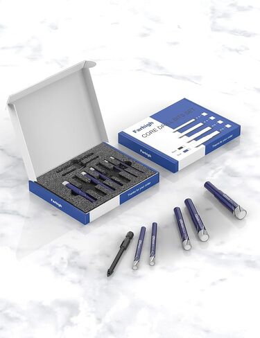 6 PCs Diamond Drill Bit Set for Porcelain, Ceramic, Glass & More - Versatile Tile Drill Bits for Efficient, Precise Drilling in Kuwait