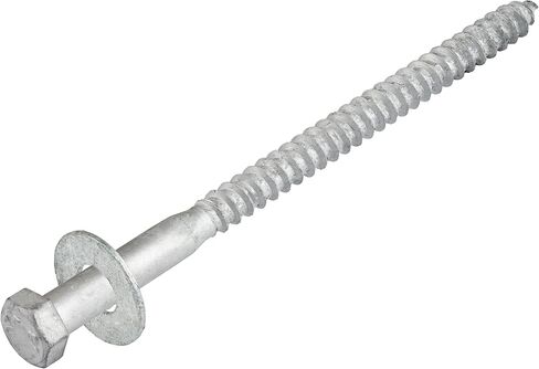 3/8 x 3 (50 Pack) Lag Screw Kit Galvanized, 50 Screws and 50 washers, Hot Dip Galvanized for Exterior Use by Makers Bolt in Saudi Arabia