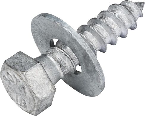 3/8 x 3 (50 Pack) Lag Screw Kit Galvanized, 50 Screws and 50 washers, Hot Dip Galvanized for Exterior Use by Makers Bolt in Saudi Arabia