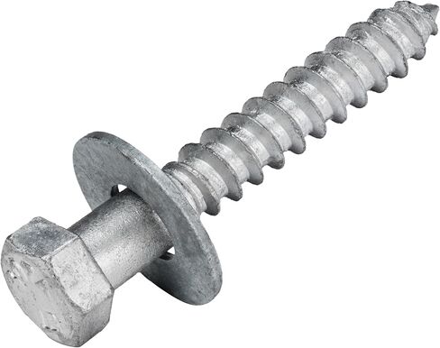 3/8 x 3 (50 Pack) Lag Screw Kit Galvanized, 50 Screws and 50 washers, Hot Dip Galvanized for Exterior Use by Makers Bolt in Saudi Arabia