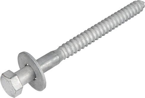 3/8 x 3 (50 Pack) Lag Screw Kit Galvanized, 50 Screws and 50 washers, Hot Dip Galvanized for Exterior Use by Makers Bolt in Saudi Arabia