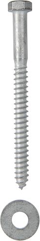 3/8 x 3 (50 Pack) Lag Screw Kit Galvanized, 50 Screws and 50 washers, Hot Dip Galvanized for Exterior Use by Makers Bolt in Saudi Arabia