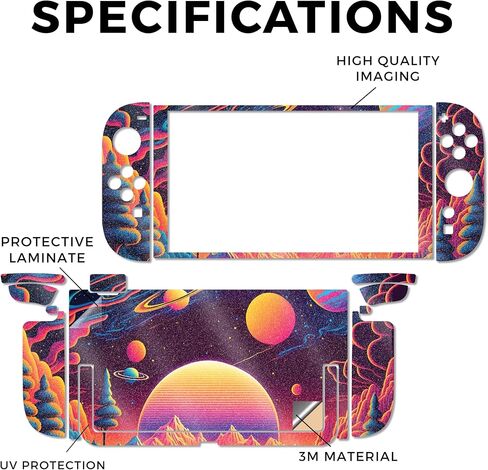 Glossy Glitter Gaming Skin Compatible with Nintendo Switch 2 Console Only - Paper Cup - Premium 3M Vinyl Protective Wrap Decal Cover - Easy to Apply | Crafted in The USA by MightySkins in Saudi Arabia