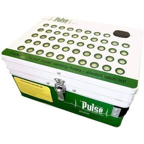 Pulse LiPo-Lithium Battery Box - Fireproof Safe Storage for RC Toy Enthusiasts - Smoke & Soot Filtration, Secure Charging - Lightweight Toy Box for 2 Batteries, 240 x 165 x 80mm