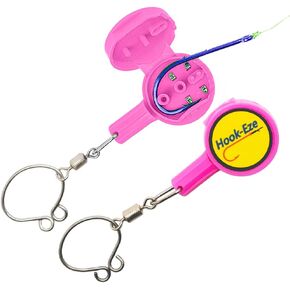 HOOK-EZE Fishing Gear Knot Tying Tool | Cover Fishing Hooks While Tying Strong Fishing Knots, Stocking Stuffers Gifts for Men, Great Fishing Accessories for Beginner Anglers