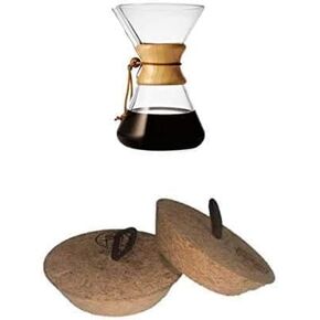 Stainless Steel Pour Over Coffee Maker - 3.18x4.48" Pour Over Coffee Dripper with Wide Secure Base, Large Plastic Handle, and Brush for Easy Cleaning – Ensures Well-Balanced, Clean Flavor