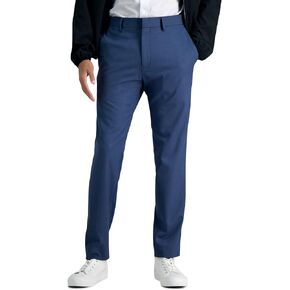 Kenneth Cole Reaction Men's Slim Fit Solid Performance Dress Pant, Dark Navy, 36W x 34L in Kuwait